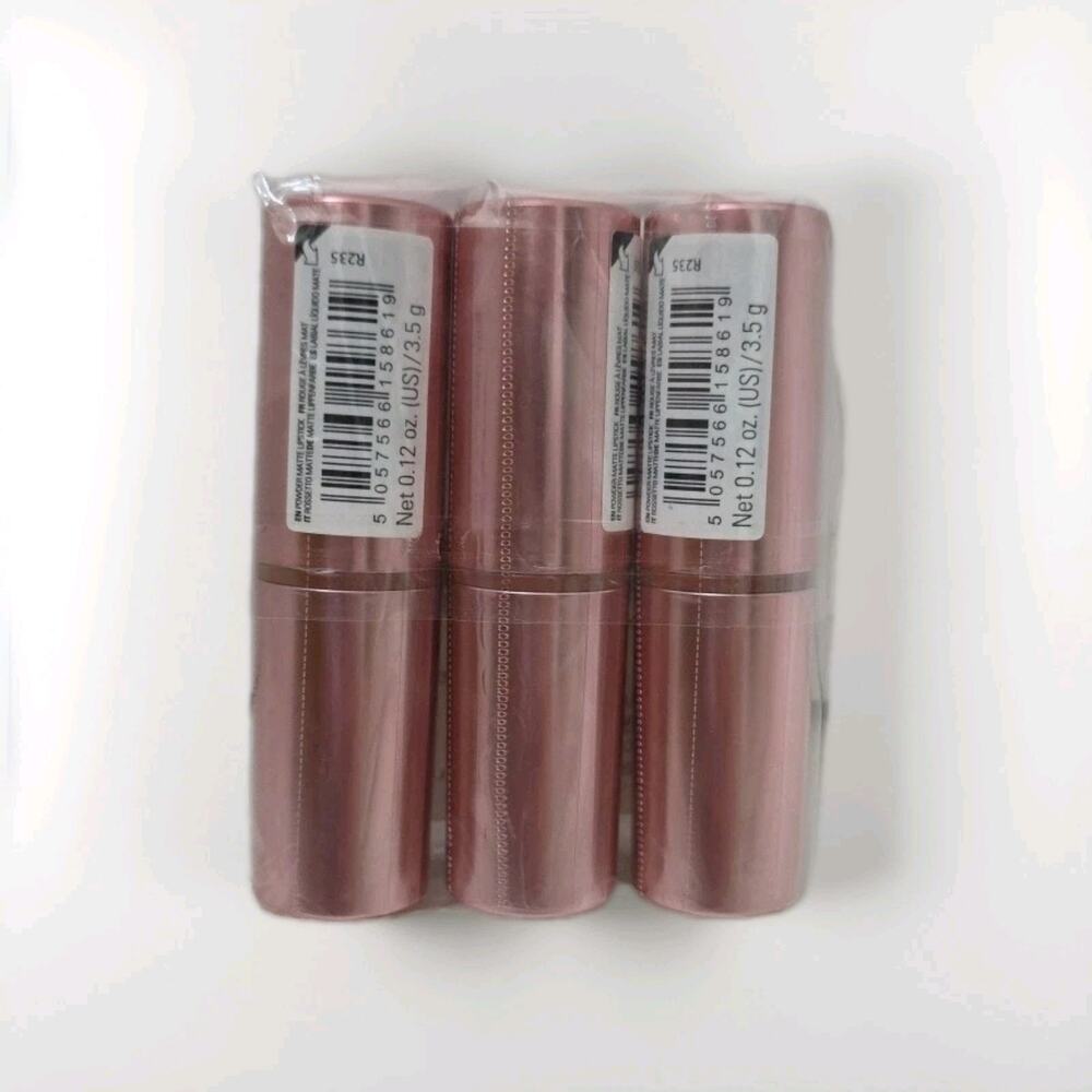 Lot Of 3 Matte Lipstick Makeup Revolution Powder Matte Lipstick Spice